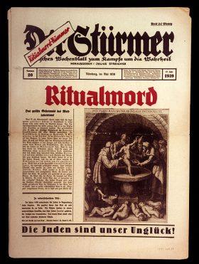 Aihetta käsiteltiin saksalaisessa Der Stürmer –lehdessä.