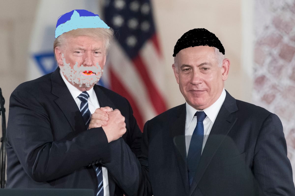 Donald Trump ja Benjamin Netanyahu. 