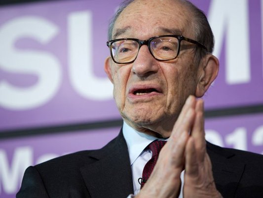 Keskuspankkiiri Alan Greenspan.