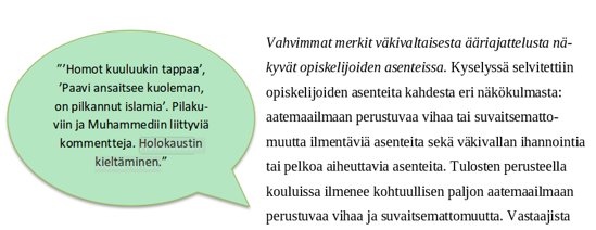 Lähde: Väkivaltainen ekstremismi Suomessa – tilannekatsaus 1/2015.