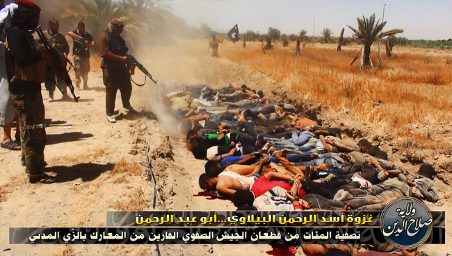 Mossadjohtoinen ISIS tappaa muslimeja