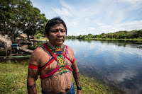 Päällikkö Arnaldo Kabá Munduruku.