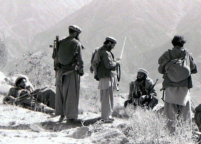 Afgaanitaistelijoita Kumarin maakunnassa vuonna 1987.